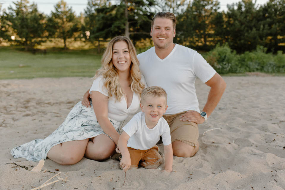 northwinds beach collingwood family photos