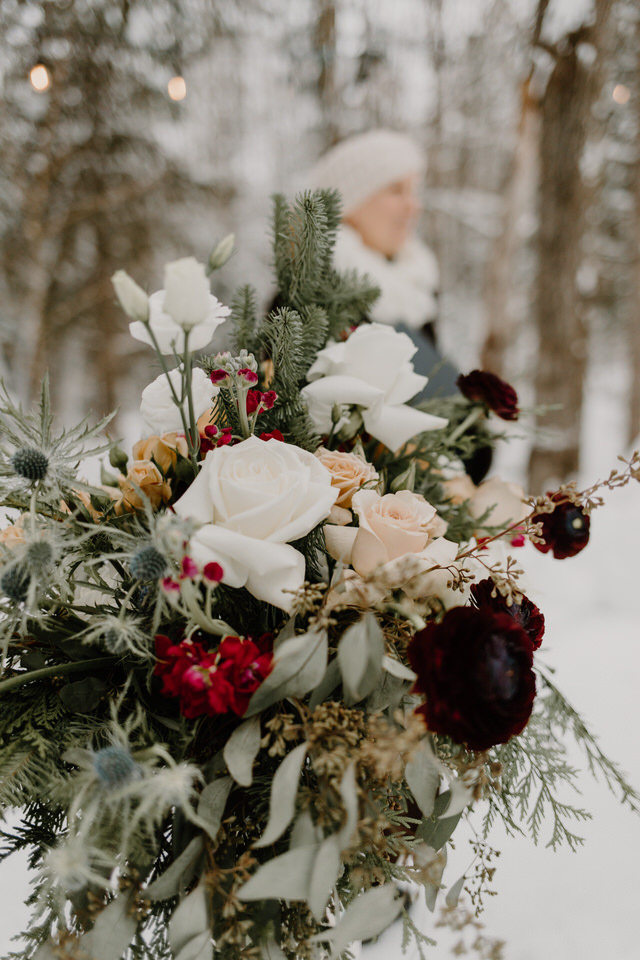 wedding at muskoka a-frame cottage