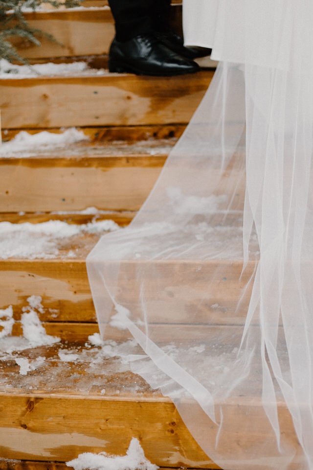 wedding at muskoka a-frame cottage