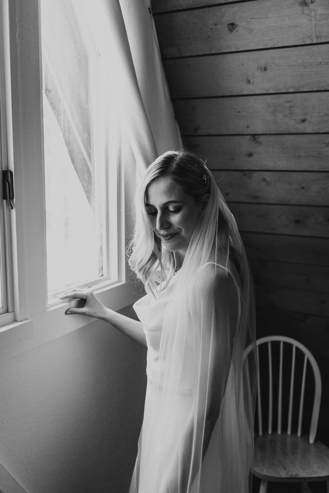 wedding at muskoka a-frame cottage