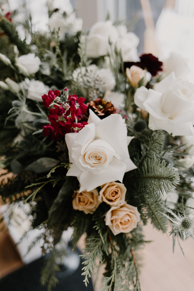 wedding at muskoka a-frame cottage