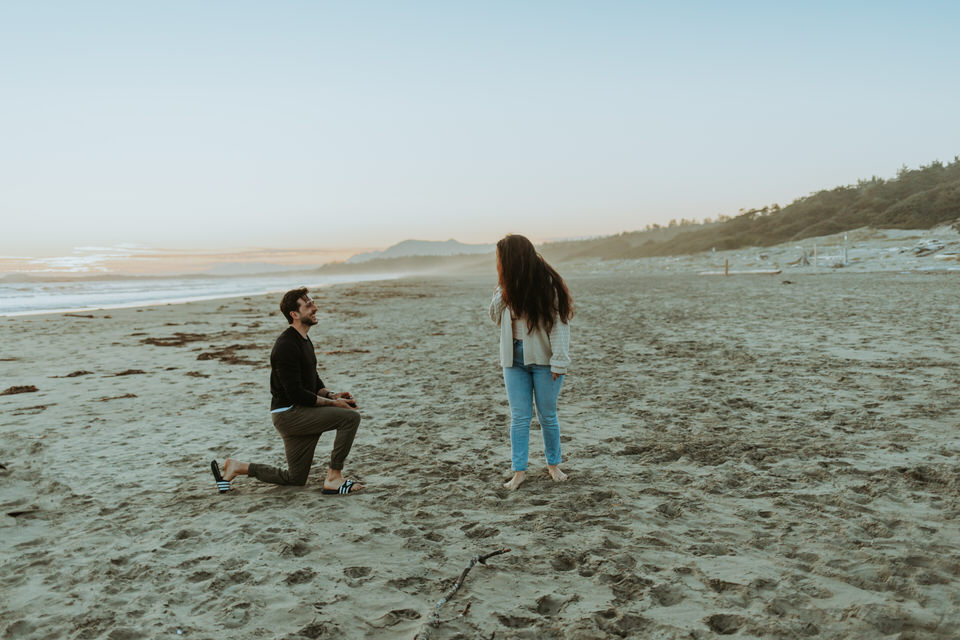 Surprise Proposal in Tofino British Columbia