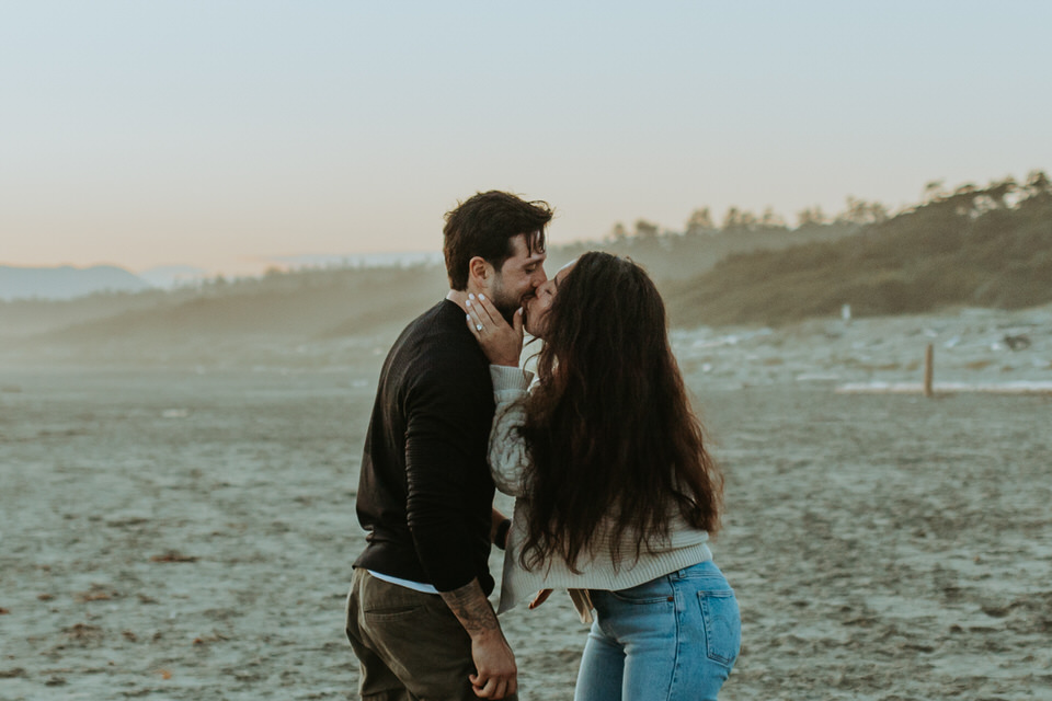 Surprise Proposal in Tofino British Columbia