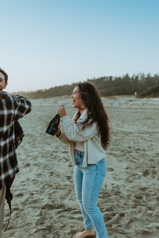 Surprise Proposal in Tofino British Columbia