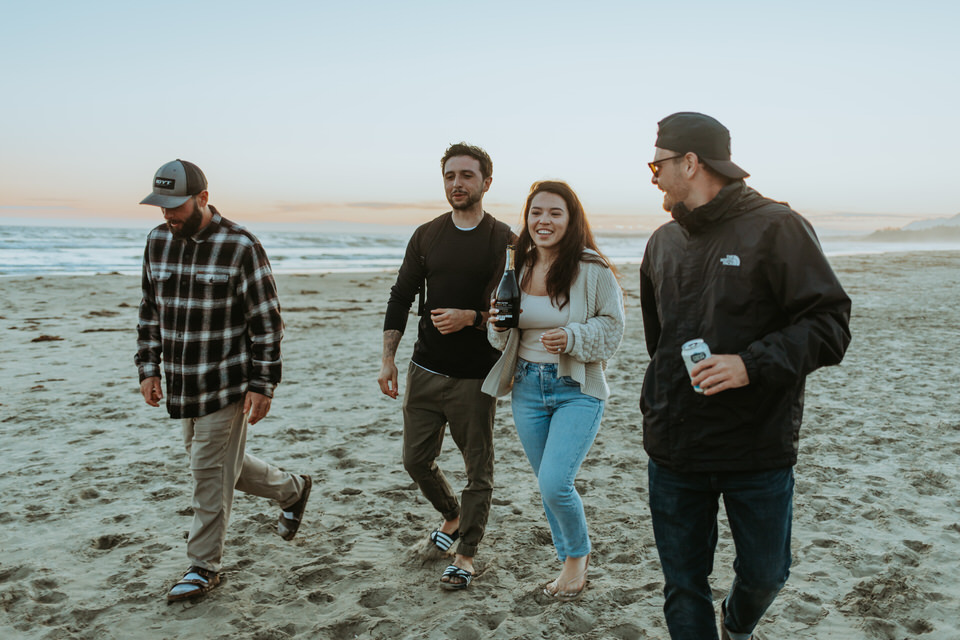 Surprise Proposal in Tofino British Columbia