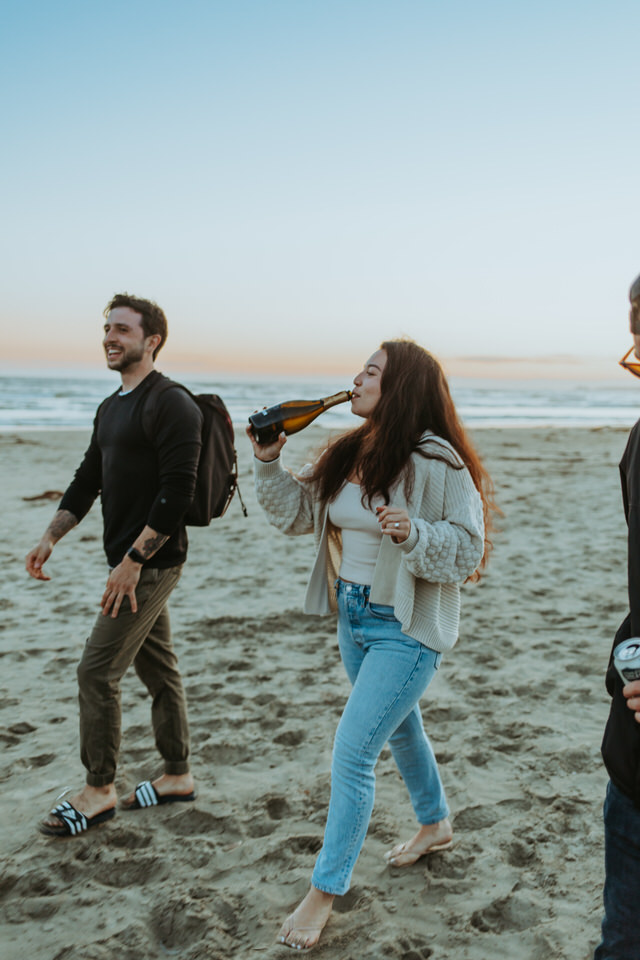 Surprise Proposal in Tofino British Columbia