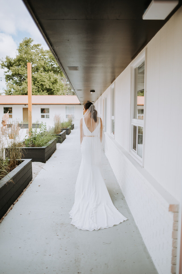 Vintage Styled Wedding at Retro 1970's Motel