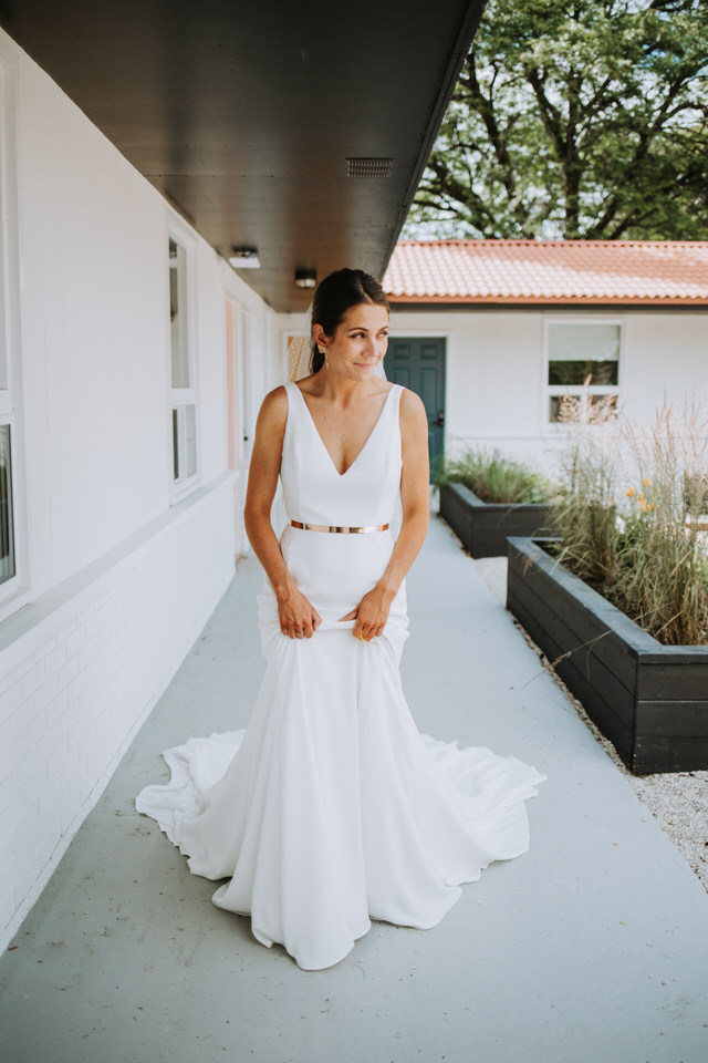 Vintage Styled Wedding at Retro 1970's Motel