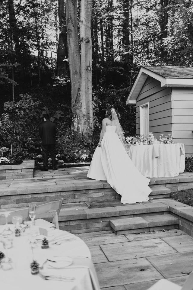 incredible backyard meaford micro wedding