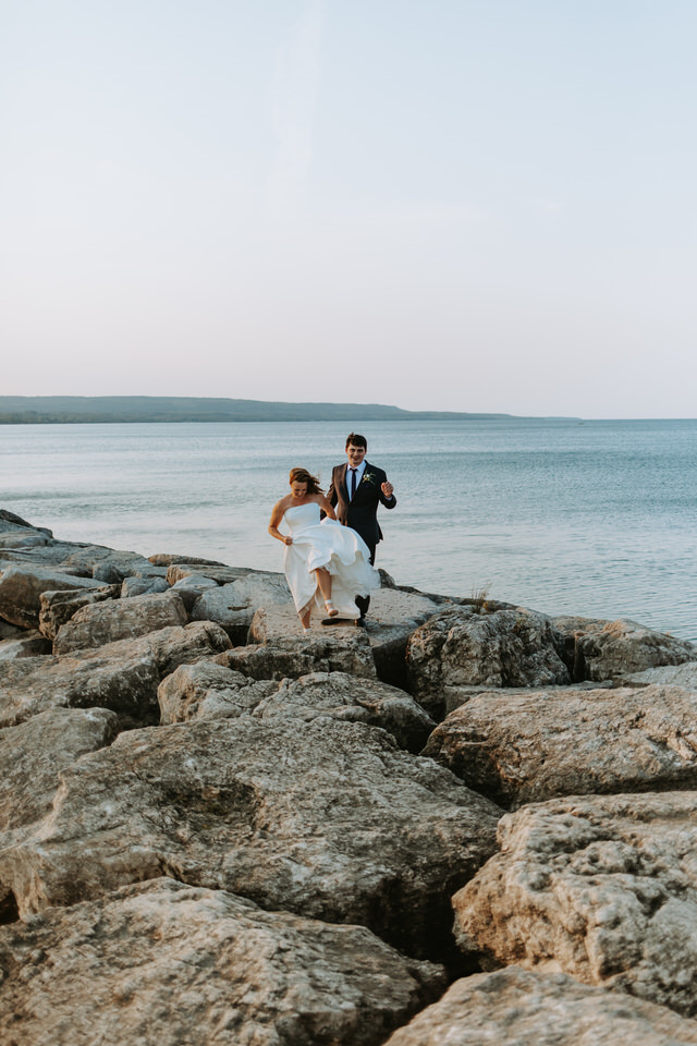 Incredible Backyard Meaford Micro Wedding - Marie Scholz Photography