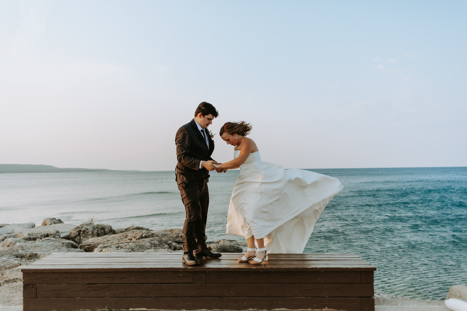 Incredible Backyard Meaford Micro Wedding - Marie Scholz Photography