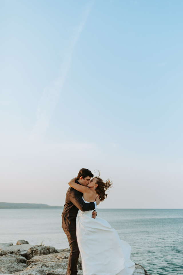 Incredible Backyard Meaford Micro Wedding - Marie Scholz Photography