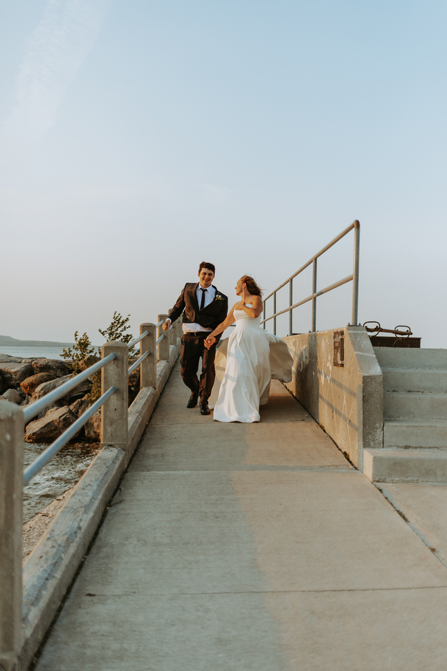 Incredible Backyard Meaford Micro Wedding - Marie Scholz Photography