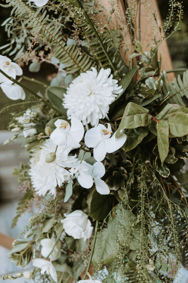 wedding at muskoka a-frame cottage