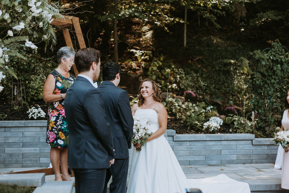 Incredible Backyard Meaford Micro Wedding - Marie Scholz Photography