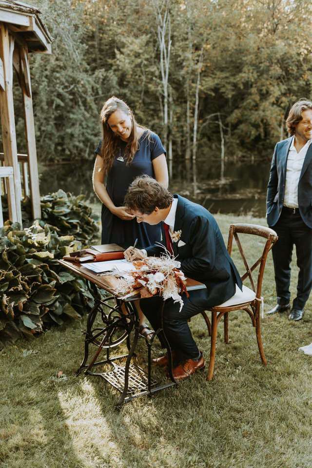 whimsical woodland wedding in south georgian bay