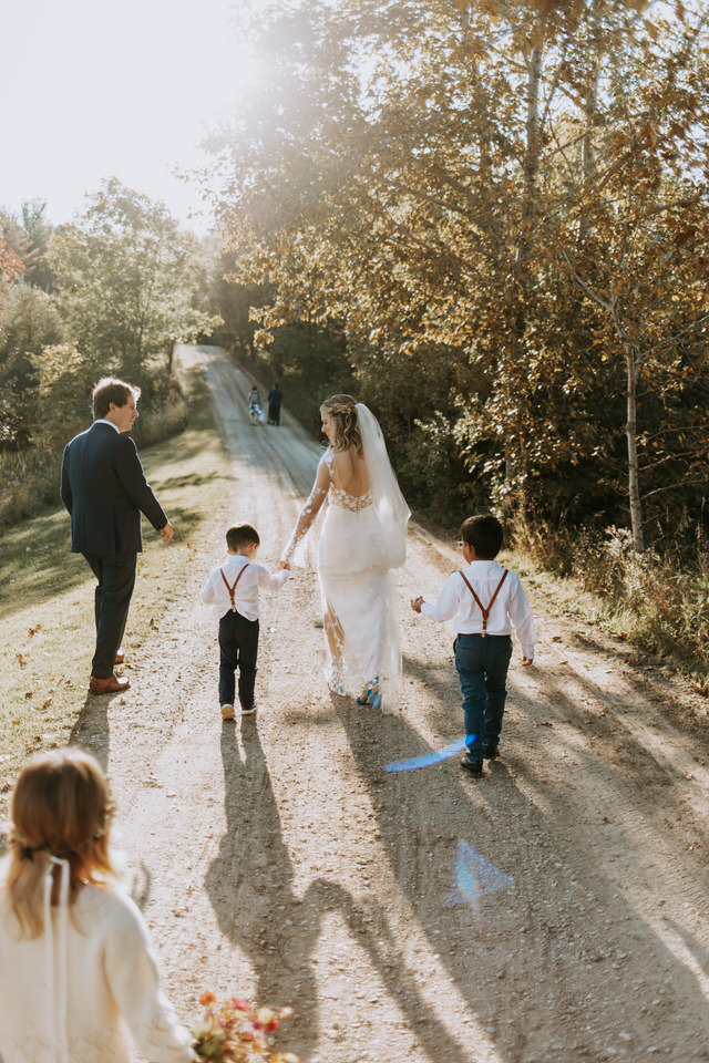 whimsical woodland wedding in south georgian bay