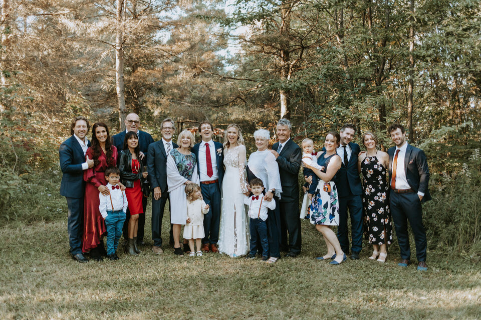 whimsical woodland wedding in south georgian bay