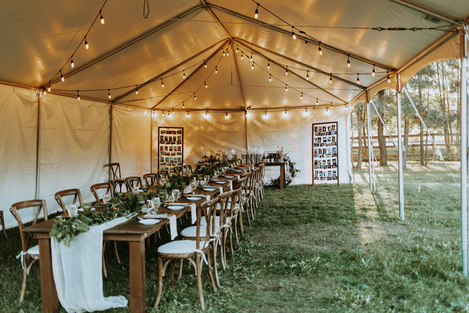 whimsical woodland wedding in south georgian bay