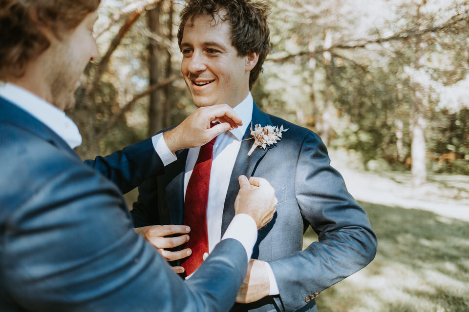 whimsical woodland wedding in south georgian bay