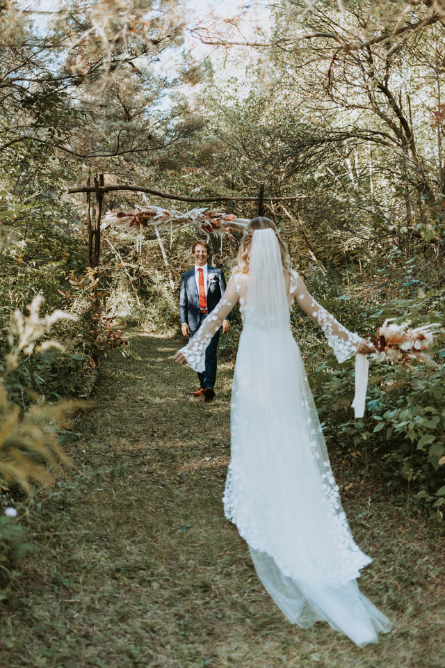 whimsical woodland wedding in south georgian bay