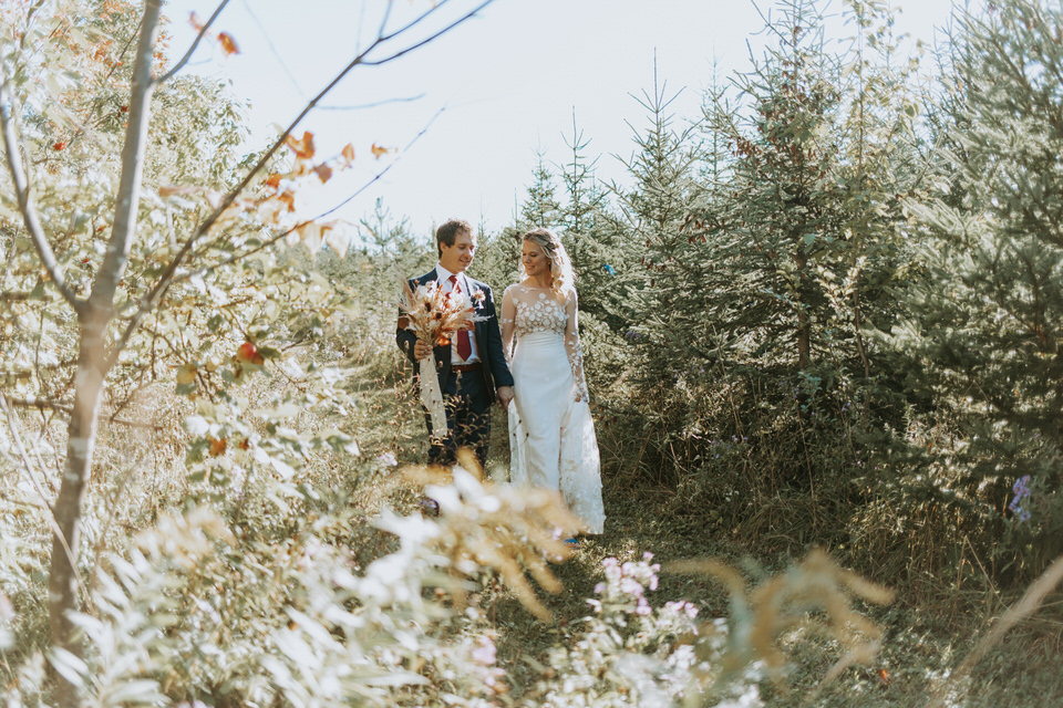 whimsical woodland wedding in south georgian bay