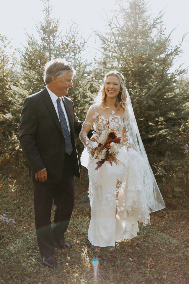 whimsical woodland wedding in south georgian bay