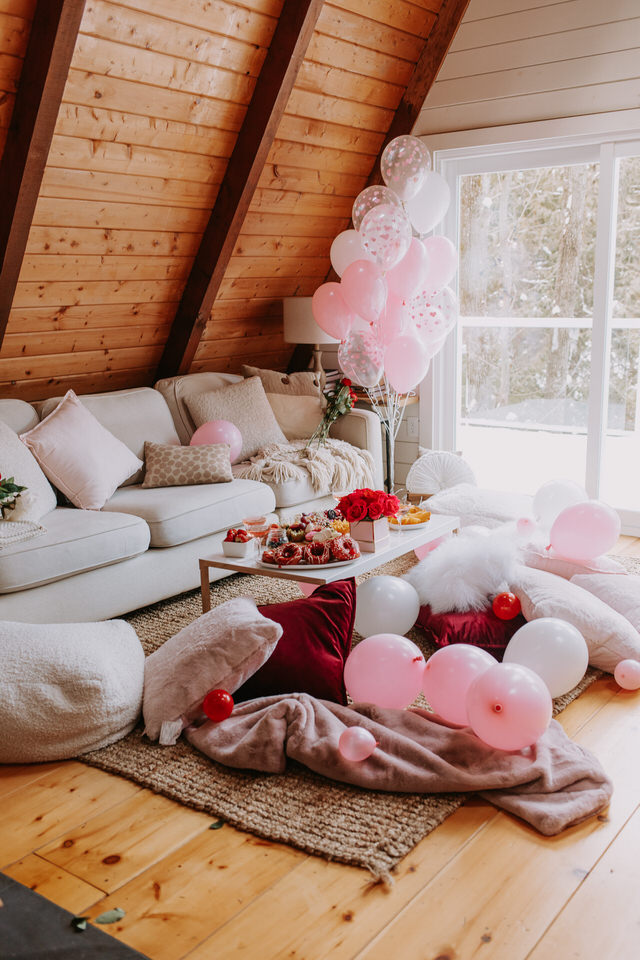 Back to the Cabin Galentines Styled Shoot