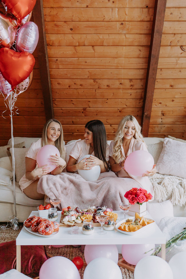 Back to the Cabin Galentines Styled Shoot