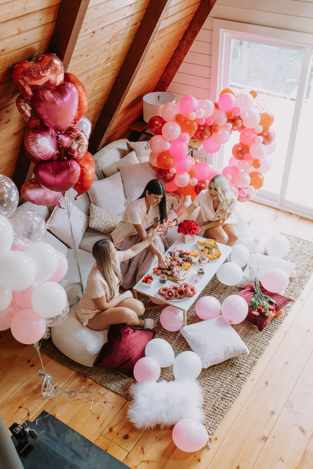 Back to the Cabin Galentines Styled Shoot