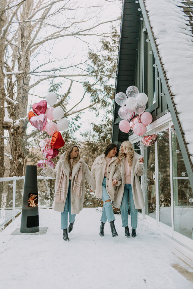 Back to the Cabin Galentines Styled Shoot