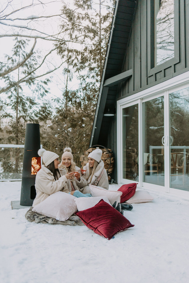 Back to the Cabin Galentines Styled Shoot