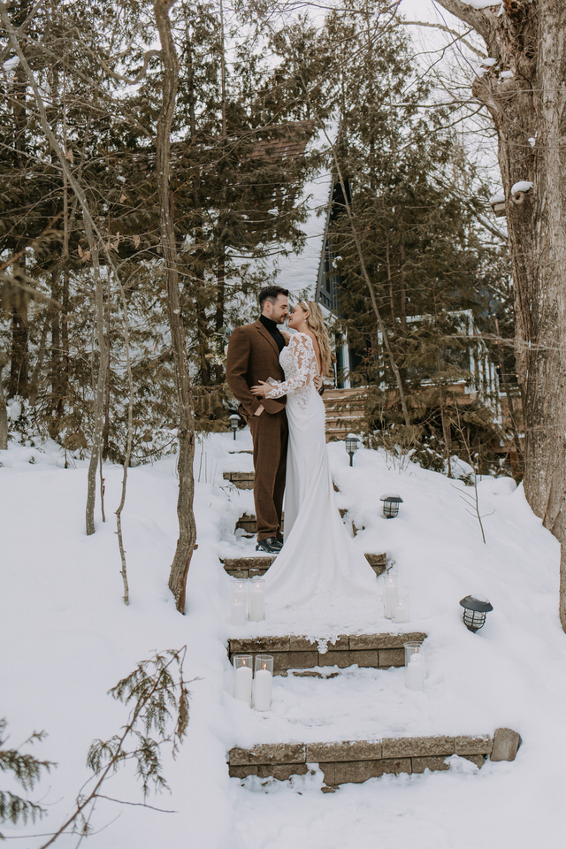 Ontario A-Frame Elopement Marie Scholz Photography