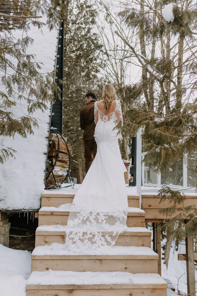 Ontario A-Frame Elopement Marie Scholz Photography