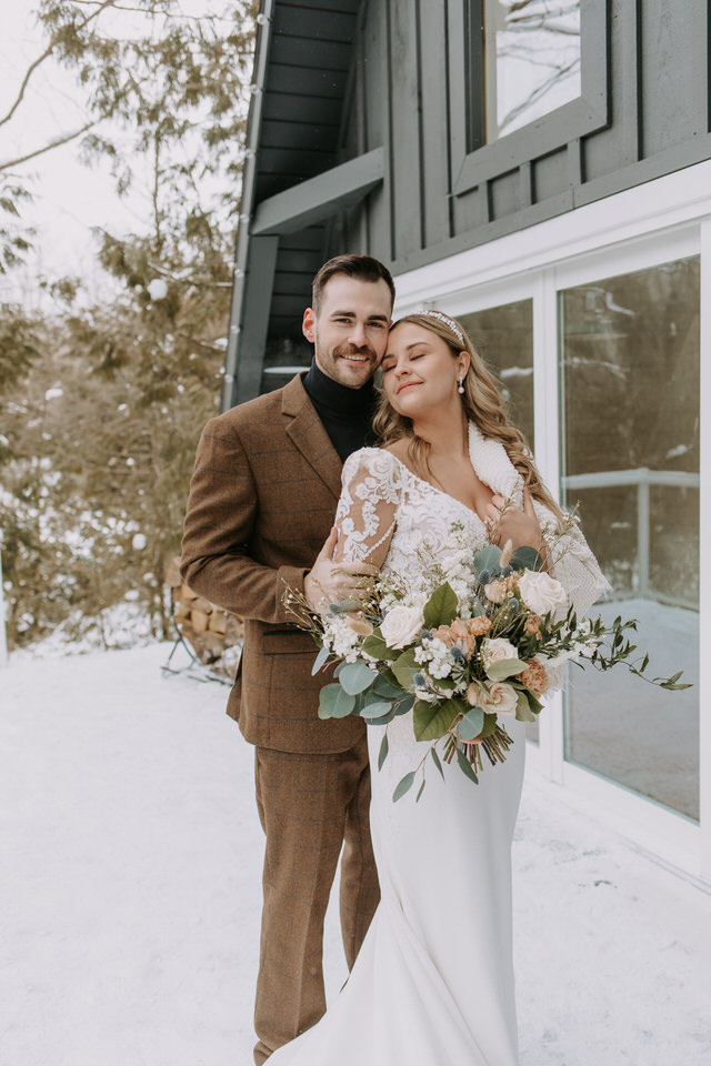 Ontario A-Frame Elopement Marie Scholz Photography