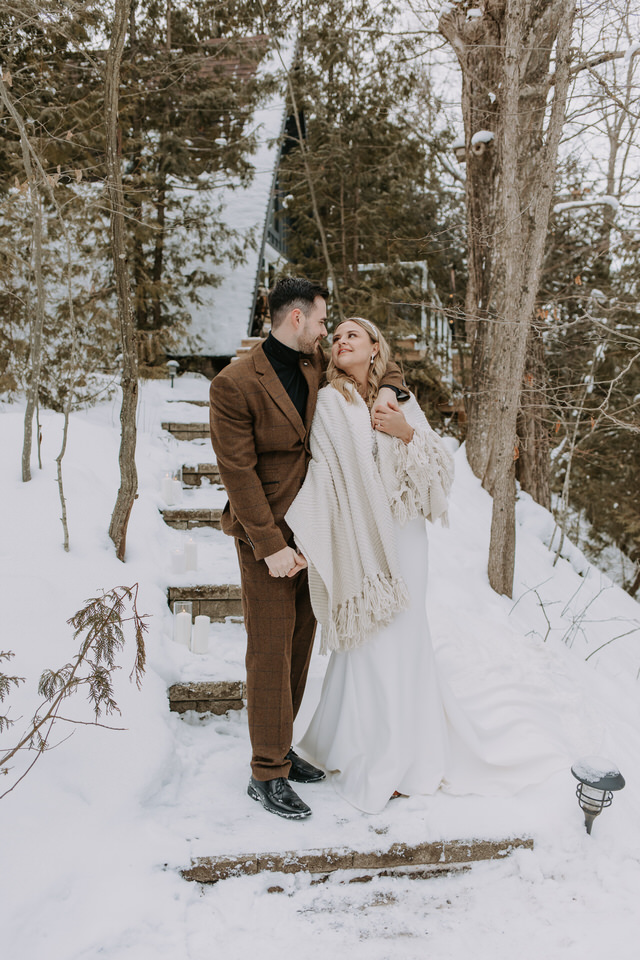 Ontario A-Frame Elopement Marie Scholz Photography