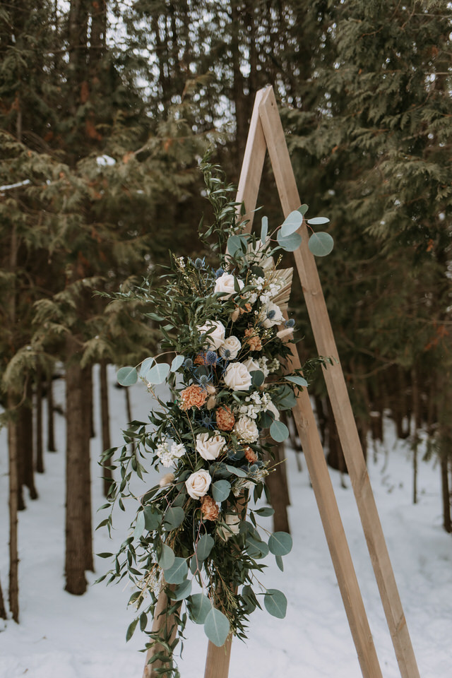 Ontario A-Frame Elopement Marie Scholz Photography