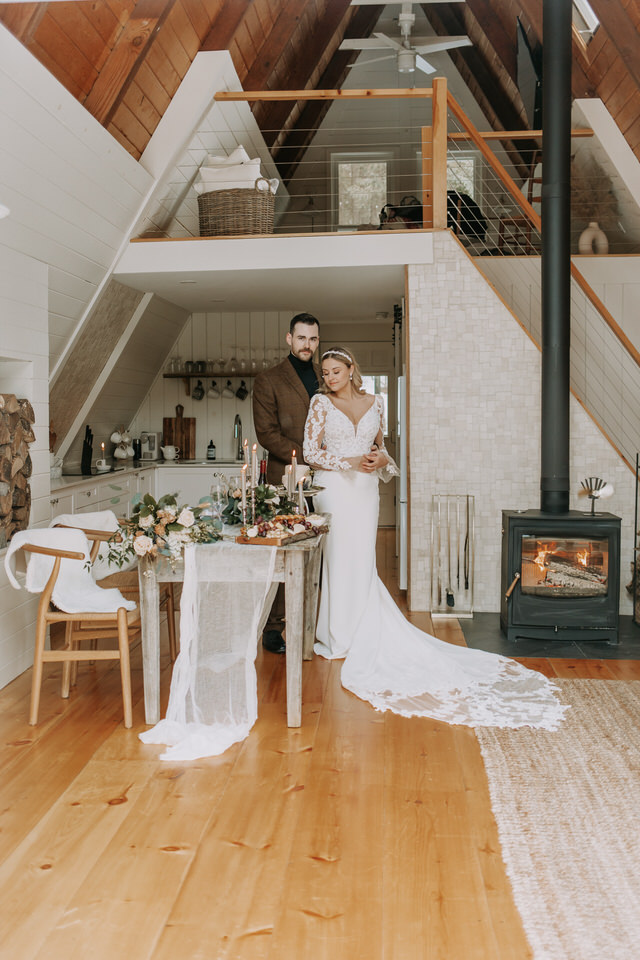 Ontario A-Frame Elopement Marie Scholz Photography