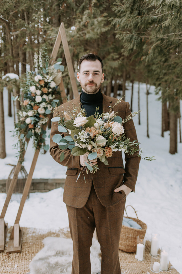 Ontario A-Frame Elopement Marie Scholz Photography