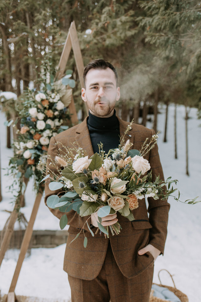 Ontario A-Frame Elopement Marie Scholz Photography