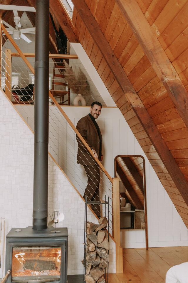 Ontario A-Frame Elopement Marie Scholz Photography