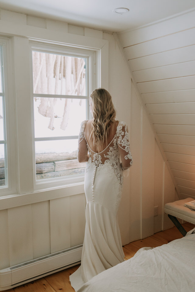 Ontario A-Frame Elopement Marie Scholz Photography