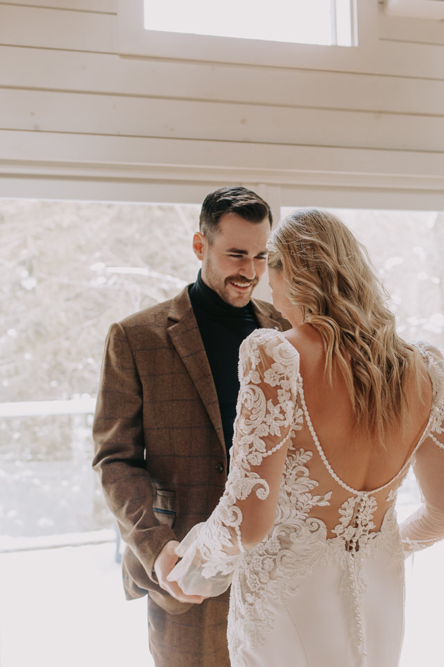 Ontario A-Frame Elopement Marie Scholz Photography