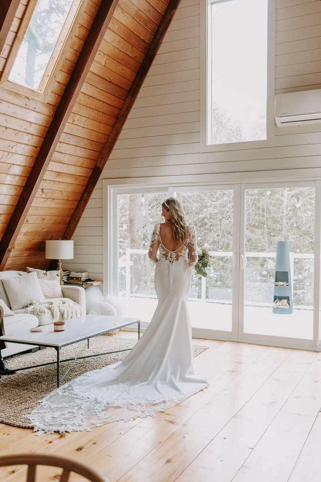 Ontario A-Frame Elopement Marie Scholz Photography