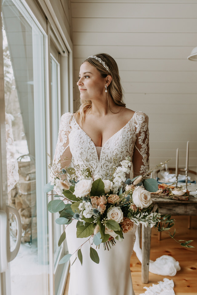 Ontario A-Frame Elopement Marie Scholz Photography