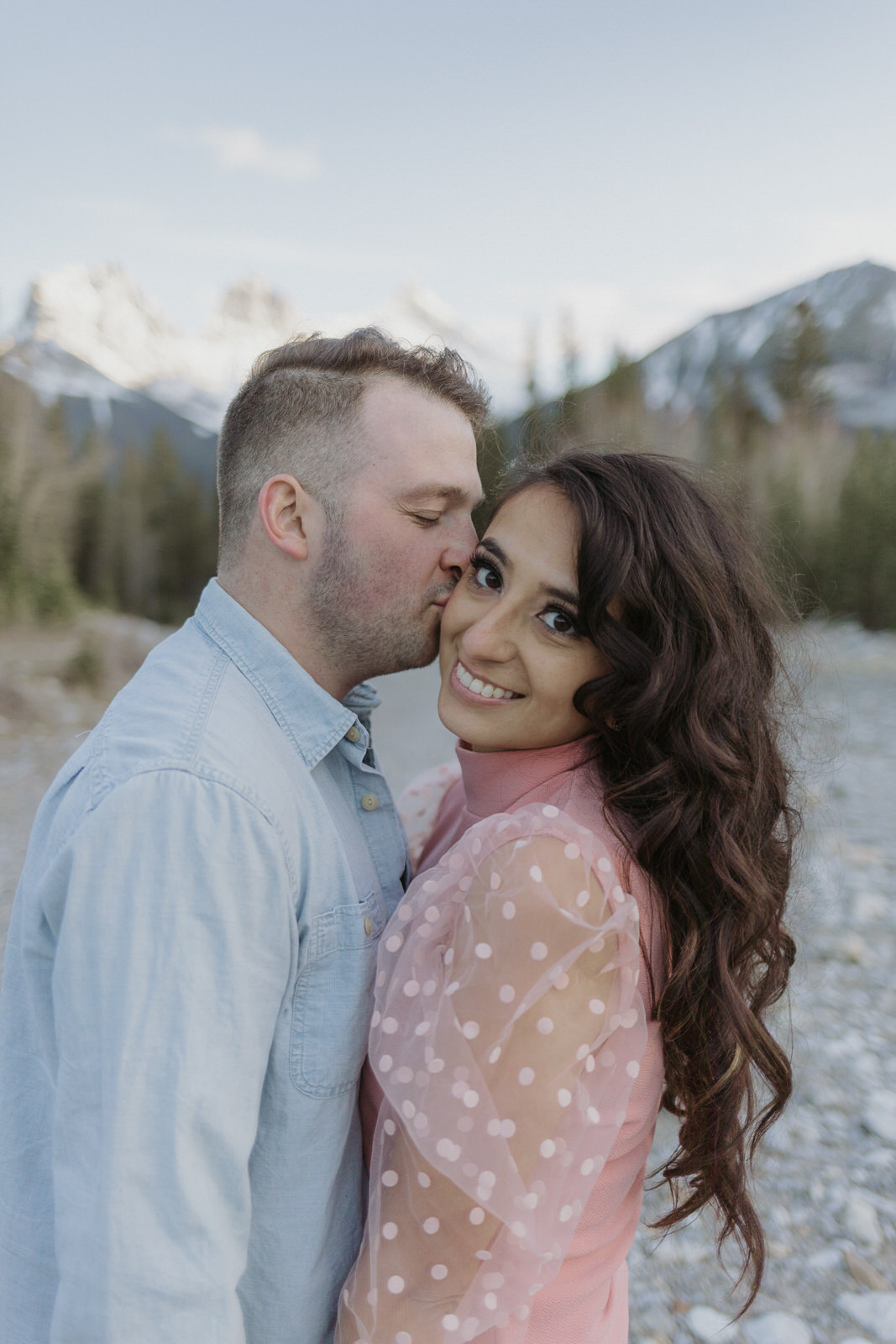 lake minnewanka engagement