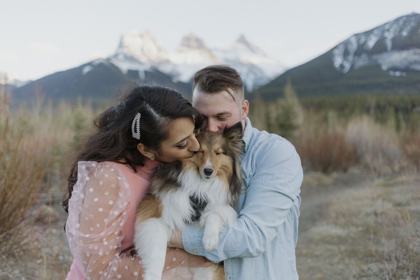 lake minnewanka engagement