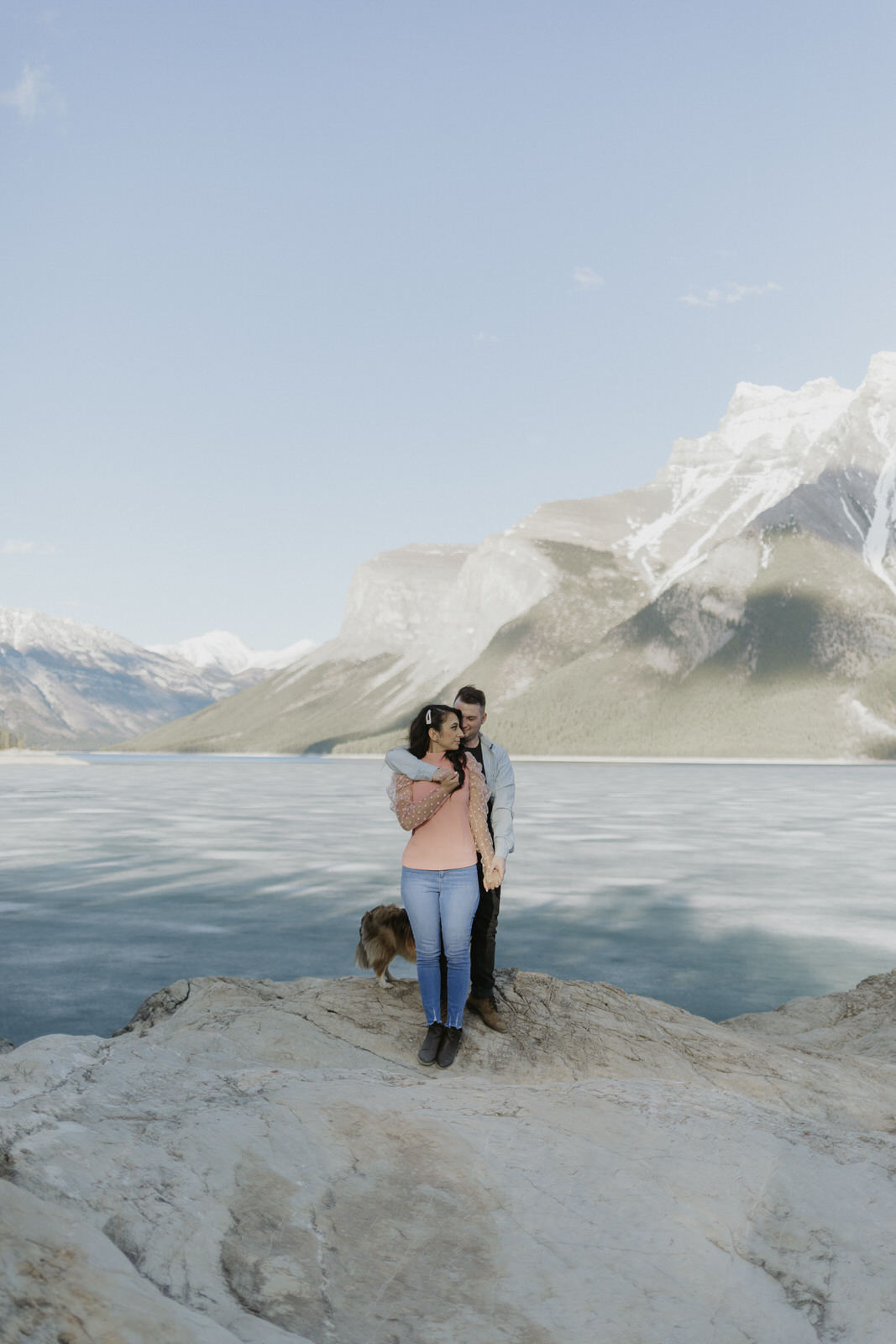 lake minnewanka engagement