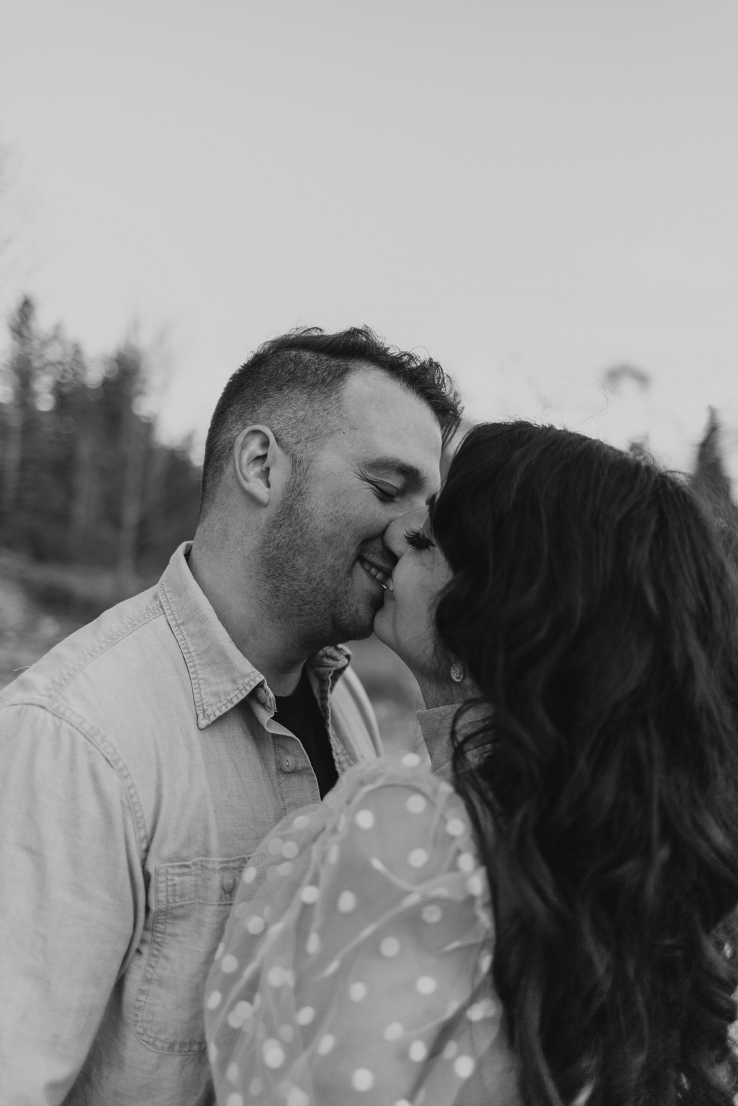 lake minnewanka engagement