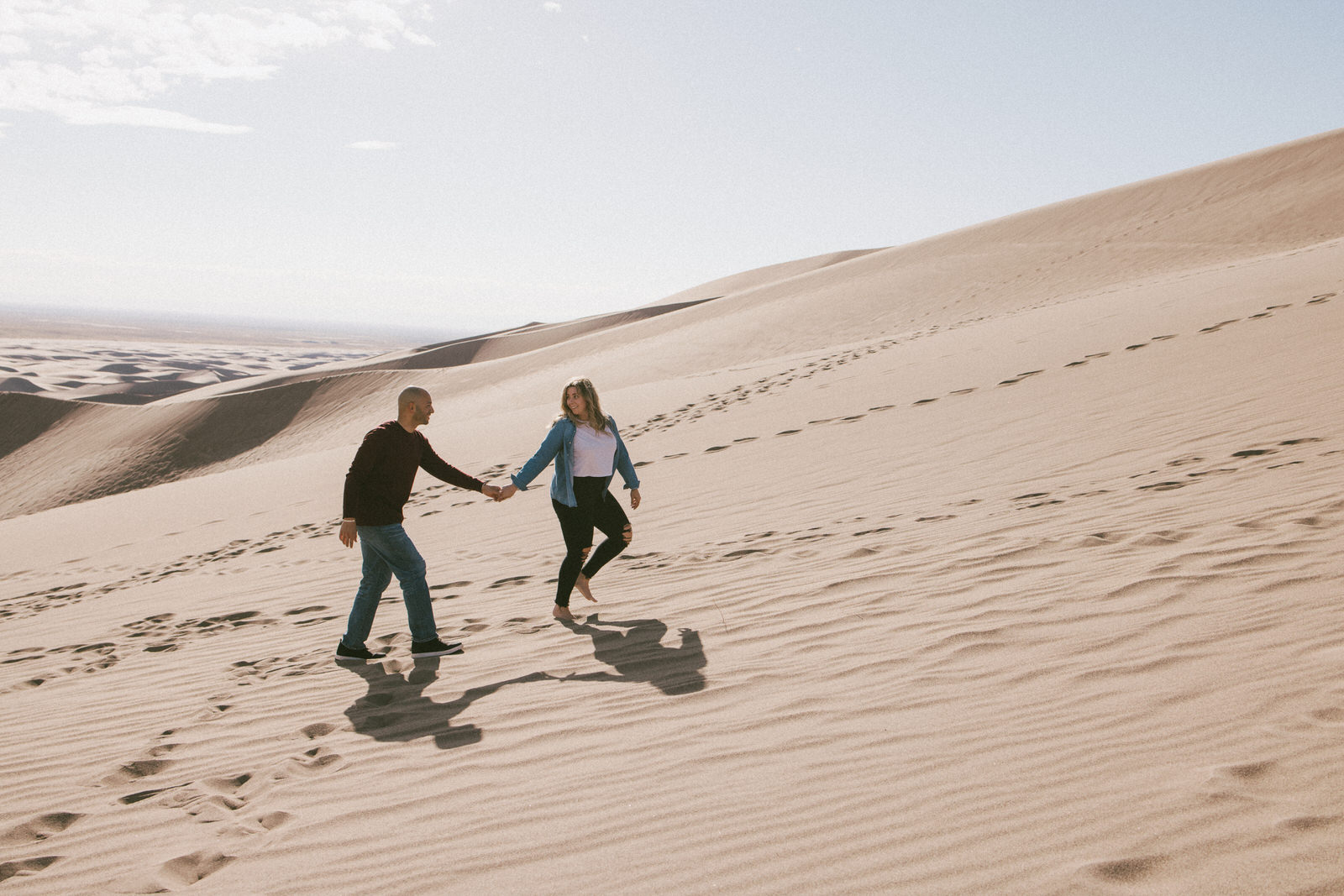 Sand Dunes National Park couples session